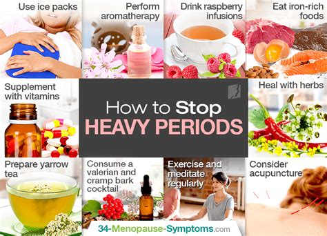 How to Stop Heavy Periods: 10 Natural Remedies | Menopause Now