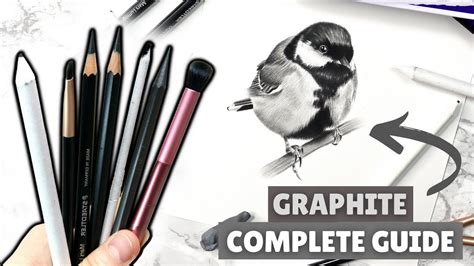 HOW to USE GRAPHITE PENCILS | COMPLETE GUIDE for BEGINNERS - YouTube