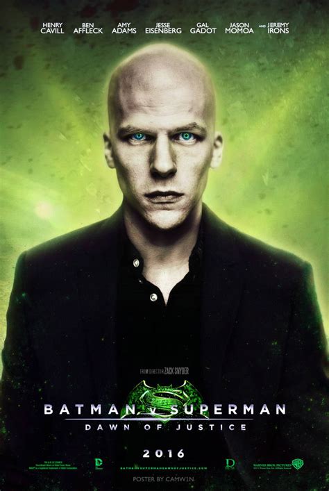 Lex Luthor Poster # 2 - Batman V Superman (2016) by CAMW1N on DeviantArt