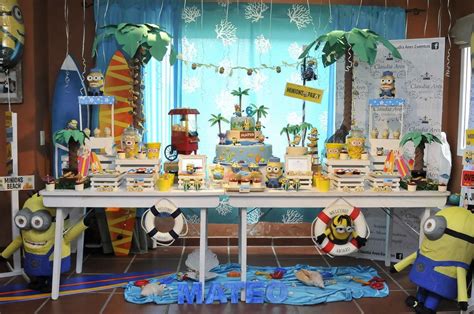 Despicable Me Beach / Minions Playa y Mar Birthday Party Ideas | Photo 4 of 11 | Catch My Party