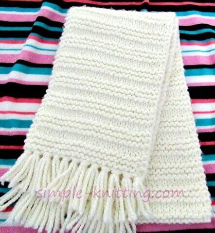 Easy First Knitting Project