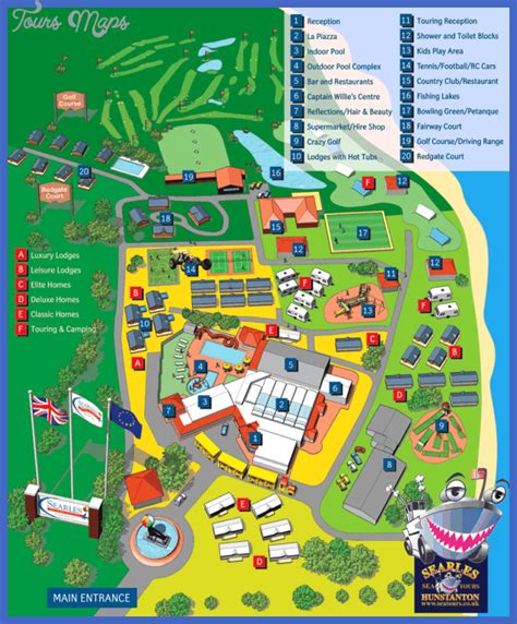 Norfolk Map Tourist Attractions - ToursMaps.com