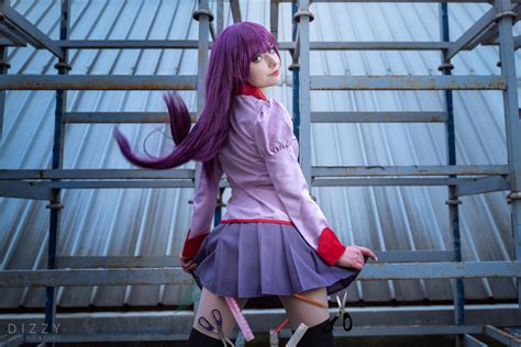 Senjougahara Hitagi cosplay by Nymphahri (ph Dizzymonogatari) : r/araragi