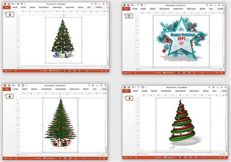 Best Animated Christmas Tree Graphics For PowerPoint Presentations