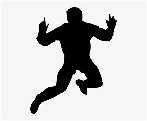 Download Person Jumping Silhouette Png | Transparent PNG Download | SeekPNG