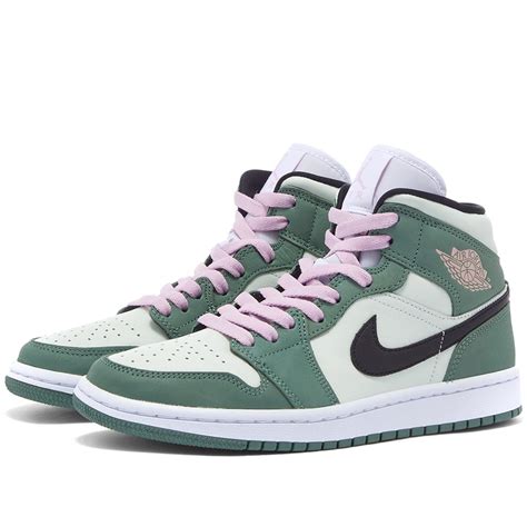 Air Jordan 1 Mid SE Dutch Green, Black & Pink | END. (NZ)