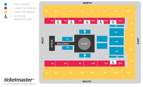 WWE Live Seating Plan - OVO Arena Wembley