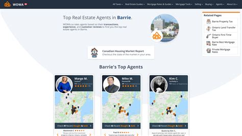 Top Real Estate Agents in Barrie | WOWA.ca