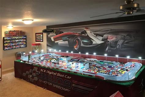 3_1-43rd scale slot cars and race track Display case | Diecast cars ...