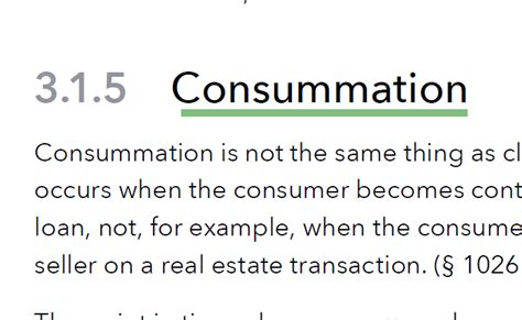 What is Consummation in Real Estate?