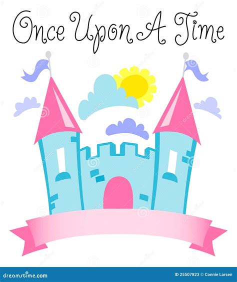 Once upon a Time Fairytale Castle/eps Stock Vector - Illustration of illustrations, drawing ...