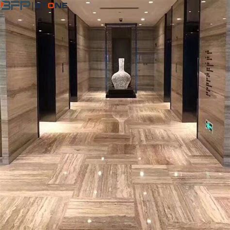 Silver Grey Travertine Natural Stone Marble for Construction/Flooring/Floor Tiles/Wall Cladding ...