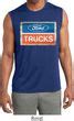 Mens Shirt Ford Trucks Logo Sleeveless Moisture Wicking Tee T-Shirt - Ford Trucks Logo Mens Shirts
