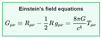 Equations Of General Relativity Theory By Einstein | Space.com Forums