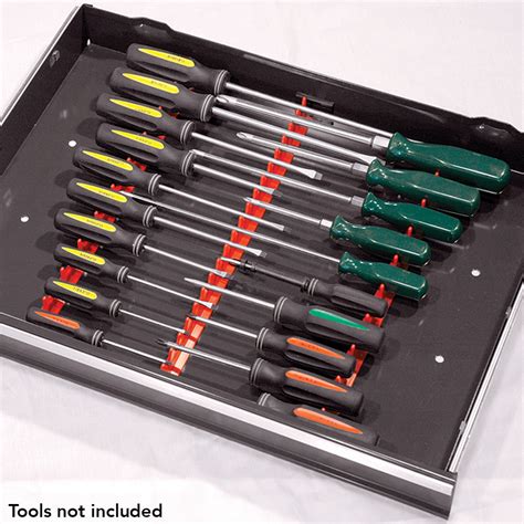 STEALTH Magnetic Screwdriver Rack Organiser Holder Holds 20 Tools