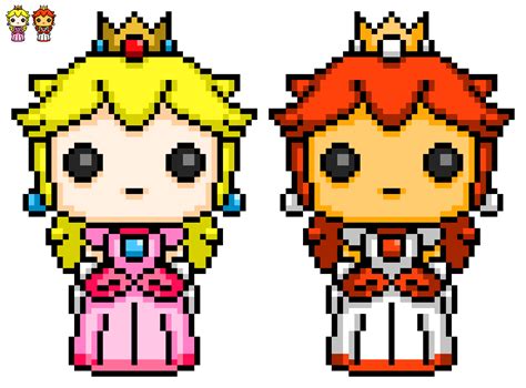 Princess Peach POP! (Pixel art.) : r/funkopop