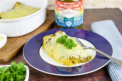 Easy Chicken Enchiladas Verdes | Dude That Cookz