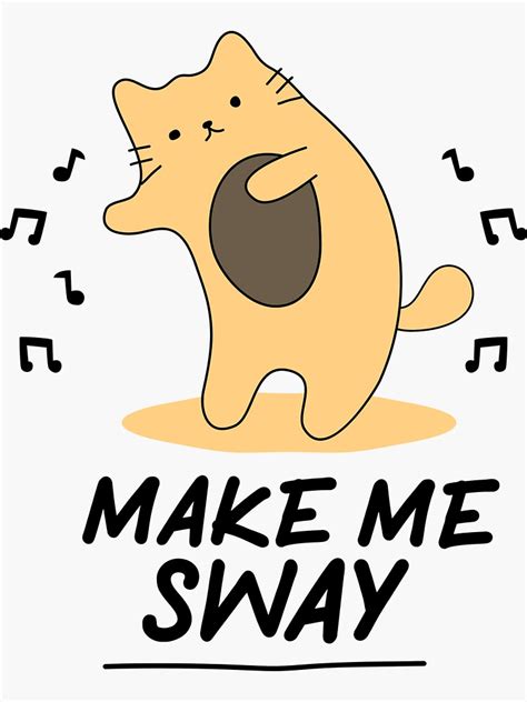 "Dance with me, make me sway" Sticker for Sale by Elegance2u | Redbubble