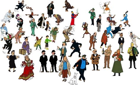 Tintin Characters (Picture Click) Quiz - By MirrorballMan