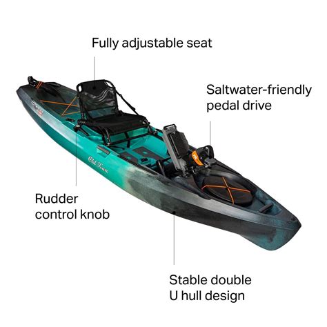 Old Town Topwater 120 PDL Kayak - 2022 - Paddle