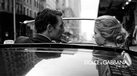 Scarlett Johansson and Matthew McConaughey star in Dolce & Gabbana "The One" fragrance ...