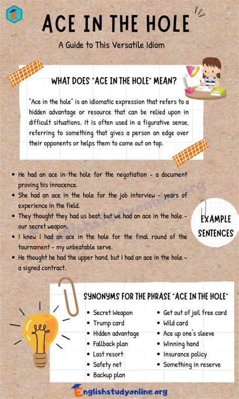 Uncovering the Meaning of "Ace In The Hole": A Guide to This ...