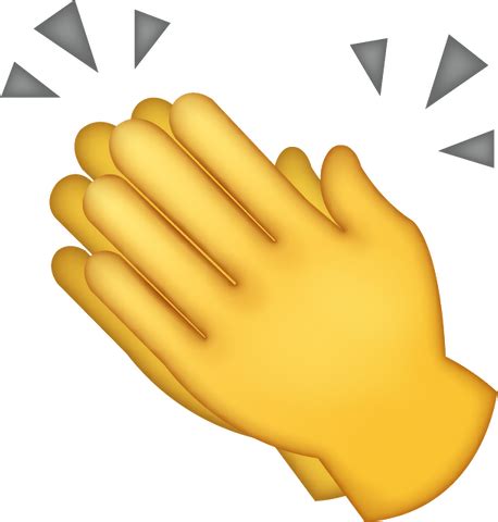 Clapping Emoji [Download iPhone Emojis] | Emoji Island