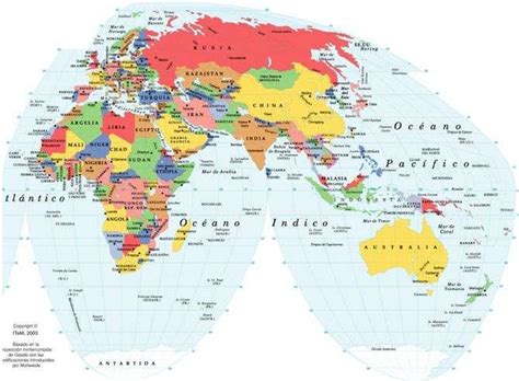 planisferio | Mapa del mundo, Mapa político del mundo, Mapas del mundo