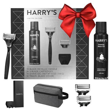 Amazon.com: Harry's Holiday Gift Set for Men - Harry's Razors for Men - Beard Care kit for Men ...