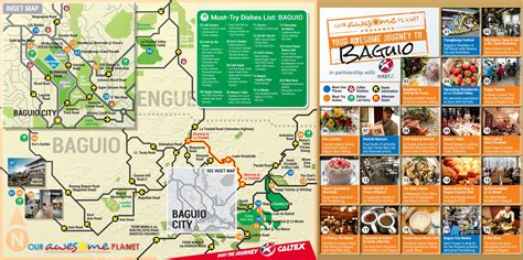 BAGUIO: Your Awesome Journey to Baguio Food Trip (Infographic) | Travel food, Baguio, Trip