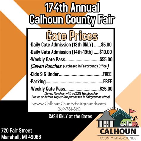 174th Annual Calhoun County Fair - "Boots, Barnyard, and Family Fun at the Calhoun County Fair"