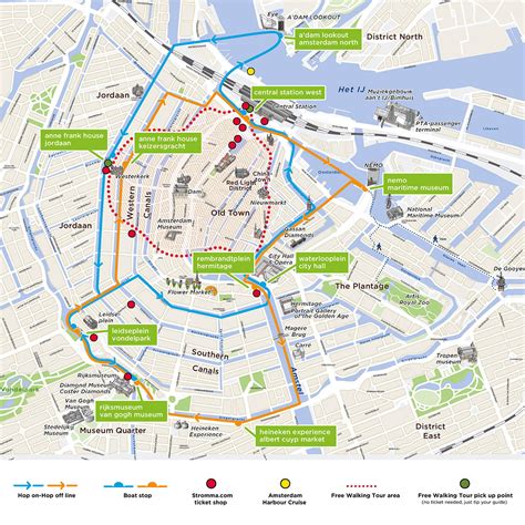 Amsterdam Hop On Hop Off Bus, Route Map PDF, Combo Deals 2019 | Tripindicator