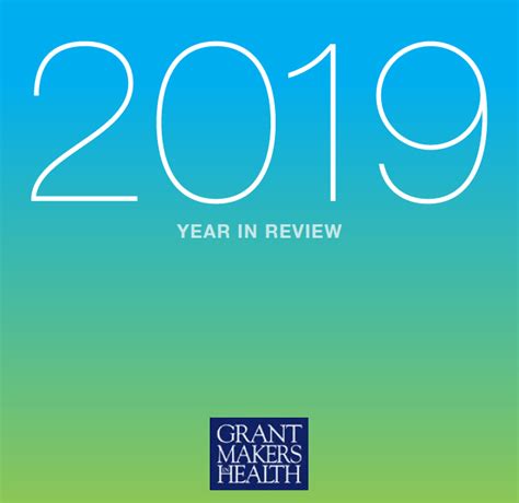 2019 Year in Review - Grantmakers In Health