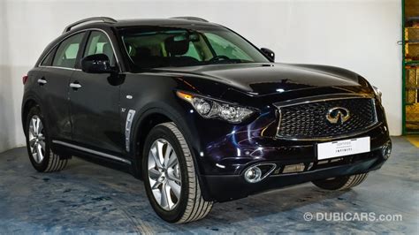 Infiniti QX70 for sale: AED 110,900. Black, 2017