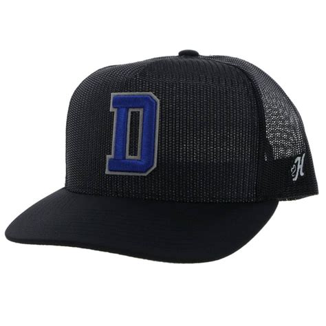 "Dallas Cowboys" Hat Black w/ Blue "D" Logo – Hooey