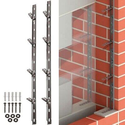 STAINLESS STEEL WALL STARTER KIT Brick Block Extension Interior ...