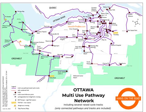 First Ottawa's Pathway Pocket Map Version is on line - Hans on the Bike - 15 years of blogging