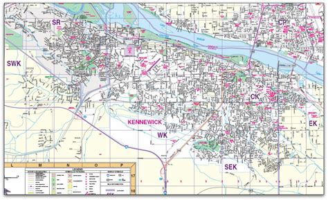 Kennewick Washington City Map - Kennewick WA state • mappery