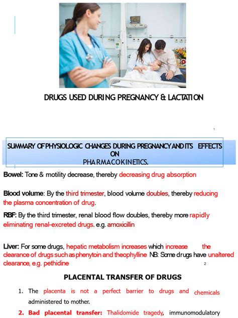 4 - Drugs Used in Pregnancy and Lactation | PDF | Pregnancy | Fetus