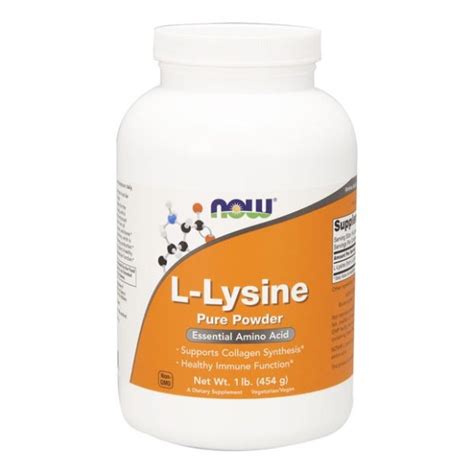 L-Lysine Powder – Now Foods | Vista Natural Wellness Center