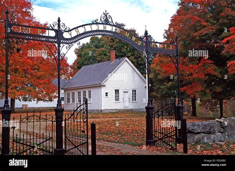 Smith Meeting House in Gilmanton,New Hampshire Stock Photo - Alamy