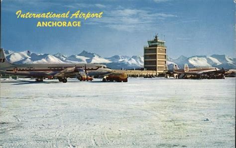 International Airport Anchorage, AK Postcard