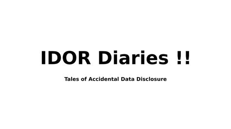 IDOR Vulnerability that exposed 17 Million user data (IDOR Diaries) | by Supun Halangoda (Suppa ...