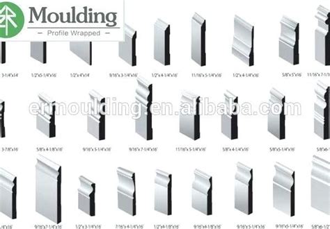 Contemporary Base Moulding Profiles Different Baseboard Molding Home ...