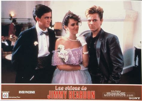 A Night in the Life of Jimmy Reardon - Lobby card with River Phoenix & Matthew Perry