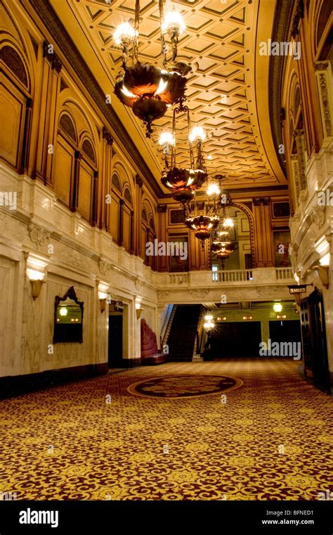 The interior of the Orpheum Theatre, Broadway, downtown Los Angeles ...