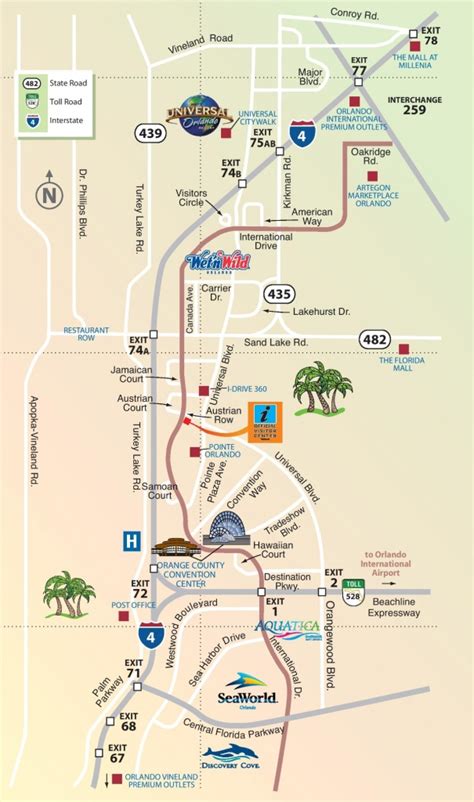 Map Of Orlando Florida International Drive | Printable Maps