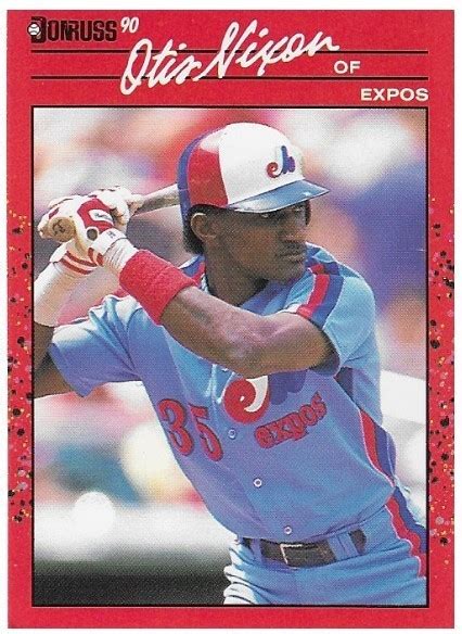 Nixon, Otis / Montreal Expos | Donruss #456 | Baseball Trading Card | 1990