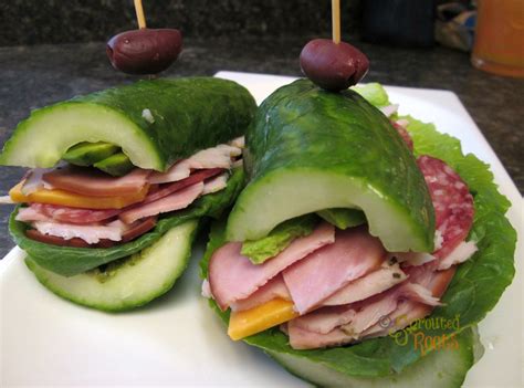 Cucumber Deli Sandwiches - Sprouted Roots - Your source for healthy gluten free living