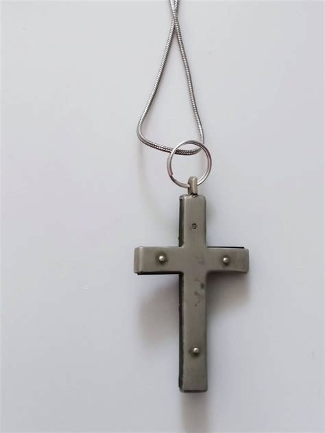 Black Cross Pendant Necklace Jesus on the Cross Upcycled 20 - Etsy